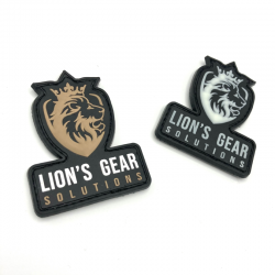Lion's Gear Solutions logo patches
